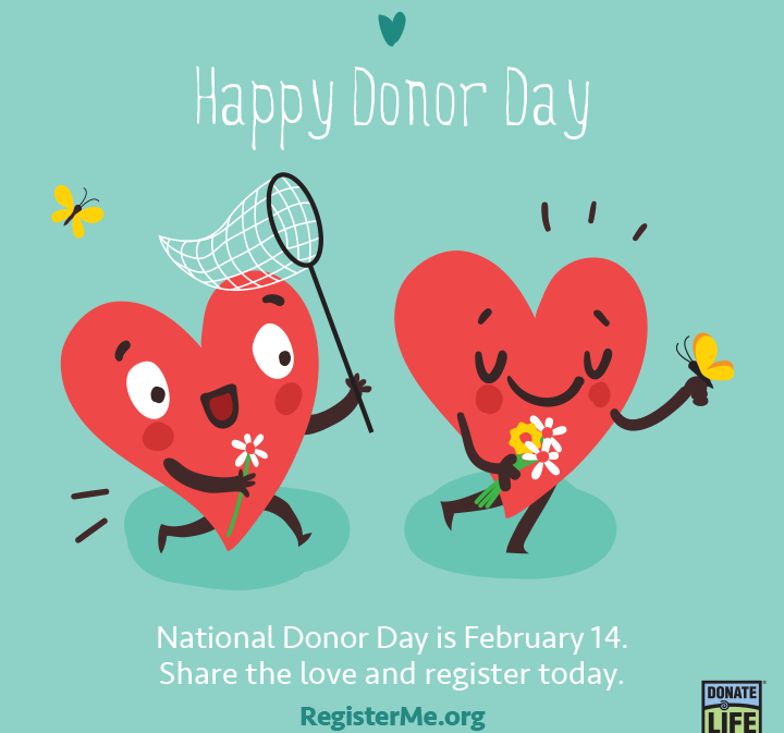 Happy Donor Day email newsletter example